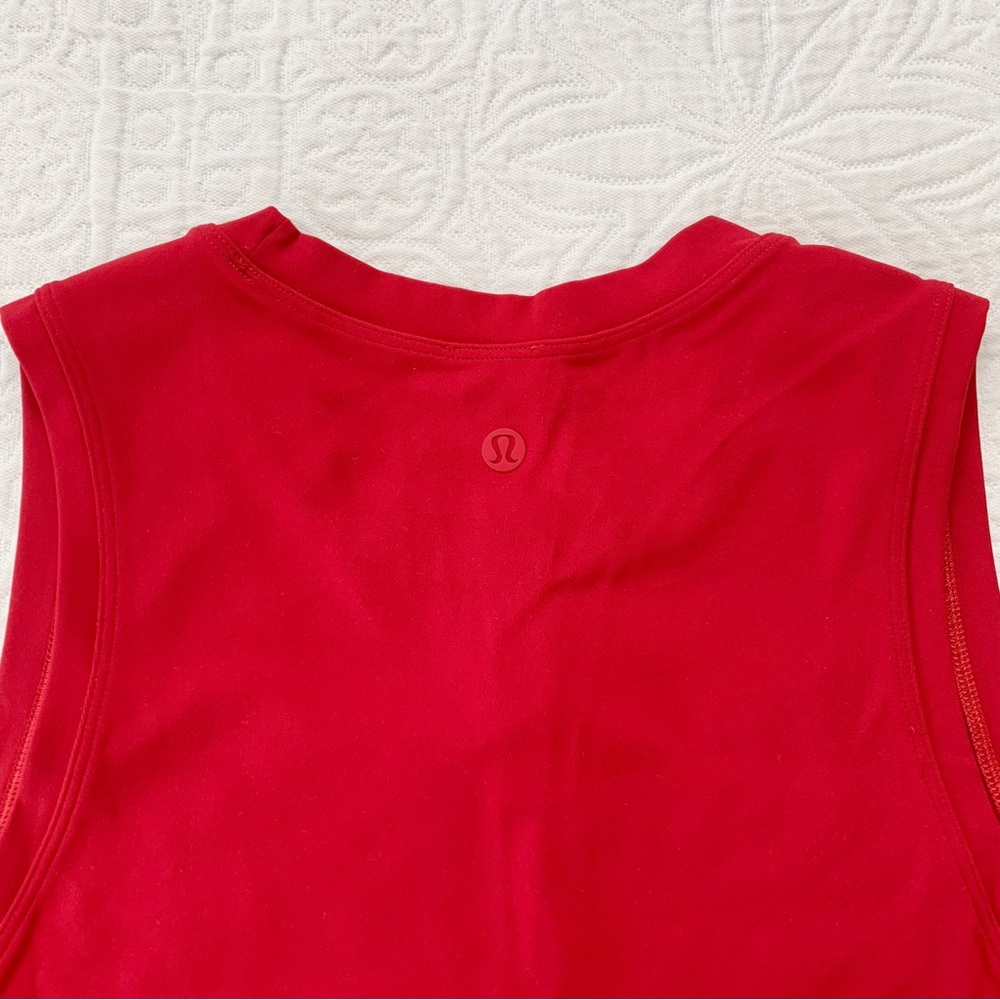 Lululemon All Aligned Midi Dress, Dark‎ Red - Picture 3 of 4